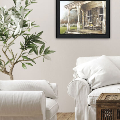 Sunday Afternoon 2 Black Framed Print Wall Art