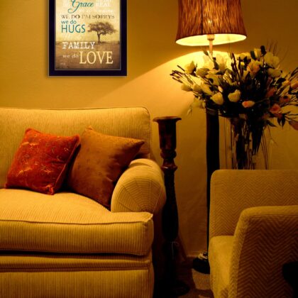 We Do 1 Black Framed Print Wall Art