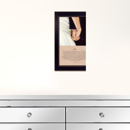I Do Black Framed Print Wall Art
