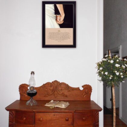 I Do Black Framed Print Wall Art