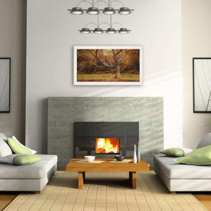 Reach Out 1 White Framed Print Wall Art