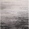 12' X 18' Black And Dark Gray Abstract Area Rug