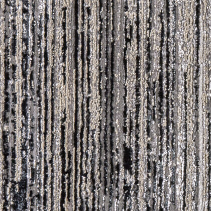 12' X 18' Black And Dark Gray Abstract Area Rug