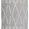 Black and Gray Woven Cotton Geometric Throw Blanket