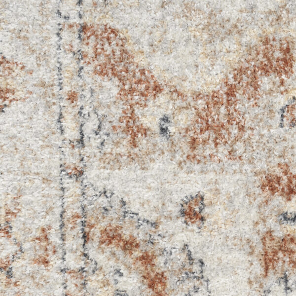 9' X 12' Gold Oriental Power Loom Area Rug