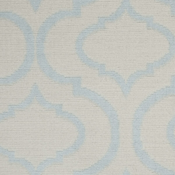 6' x 9' Gray Moroccan Power Loom Area Rug