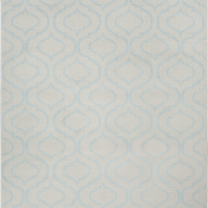 6' x 9' Gray Moroccan Power Loom Area Rug
