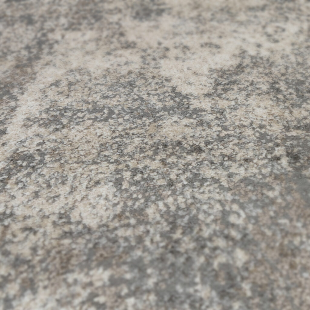 9' x 12' Gray and Beige Abstract Power Loom Area Rug