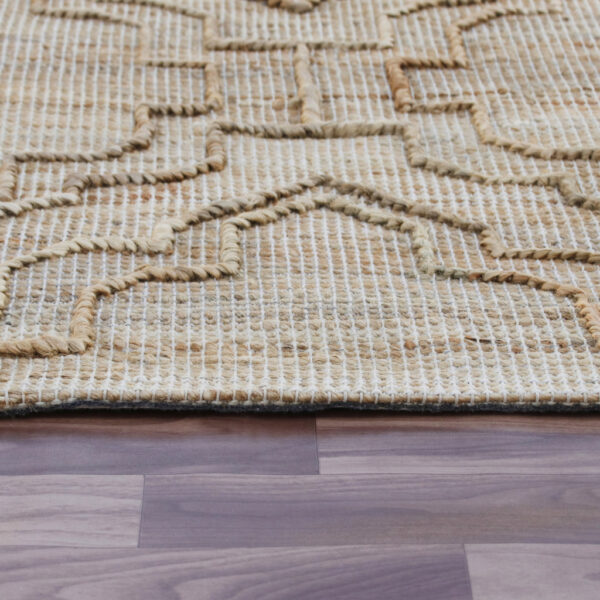 8' x 10' Brown Trellis Hand Woven Area Rug