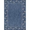 2' X 3' Blue And Gray Indoor Outdoor Area Rug