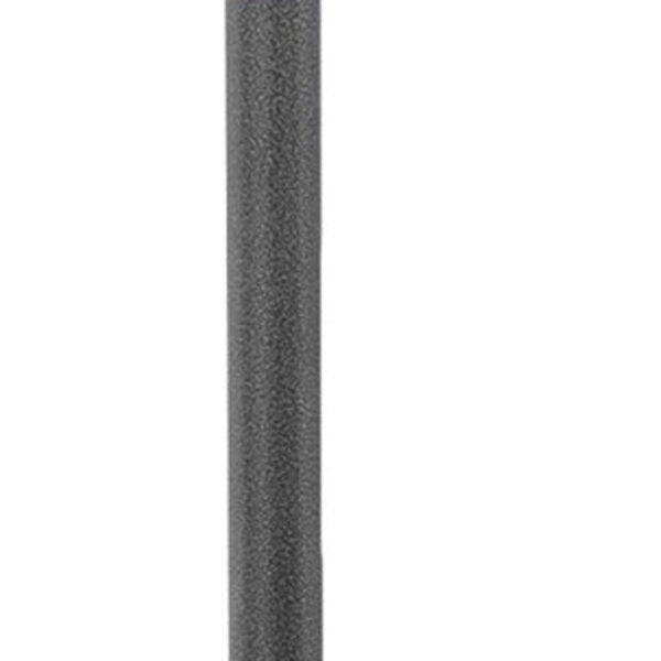 48000 BTU Silver Steel Propane Cylindrical Pole Standing Patio Heater