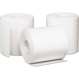 PM Company® Single-Ply Cash Register/POS Rolls 09228 3"" x 85' White 50 Rolls/Carton