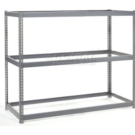Global Industrial 3 Shelf Wide Boltless Shelving Starter 48""W x 24""D x 84""H No Deck