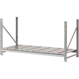 Global Industrial™ Additional Shelf Extra Heavy Duty Rack Steel Deck 96""W x 24""D Gray