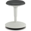 HON® Revel Fidget Stool with Adjustable Height Backless Fabric Seat Charcoal