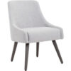 Boss Office Products® Boyle Guest Chair 24""W x 25""D x 31-1/2""H Black Frame/Gray Seat