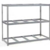 Global Industrial 3 Shelf Boltless Shelving Starter 2700 lb Cap 96""W x 24""D x 84""H No Deck
