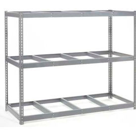 Global Industrial 3 Shelf Boltless Shelving Starter 2700 lb Cap 96""W x 24""D x 84""H No Deck
