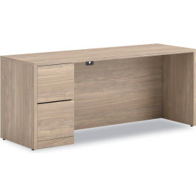 HON® 10500 Series™ Full Height Left Pedestal Credenza 72""W x 24""D x 29-1/2""H Walnut