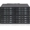 Icy Dock ToughArmor MB516SP-B Drive Enclosure for 5.25" - Serial ATA, Mini-SAS HD Host Interface Internal - Black