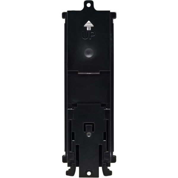 Tripp Lite by Eaton 8-Port Metal DIN-Rail Mounting Keystone Patch Panel with Grounding, Black/Silver, TAA