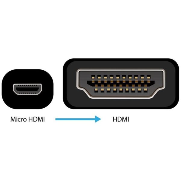4XEM 6FT Micro HDMI To HDMI Adapter Cable