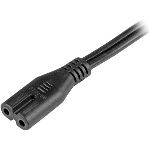 StarTech.com 10ft (3m) Laptop Power Cord, NEMA 1-15P to C7, 10A 125V, 18AWG, Laptop Replacement Power Cord, Power Brick Cable, UL Listed