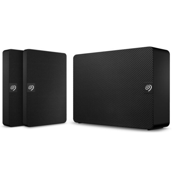 Seagate Expansion STKP12000400 12 TB Portable Hard Drive - 3.5" External - Black