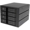 StarTech.com 4 Bay Aluminum Trayless Hot Swap Mobile Rack Backplane for 3.5in SAS II/SATA III - 6 Gbps HDD