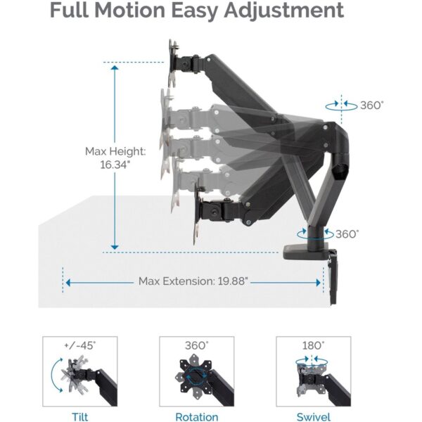 Fellowes Platinum Series Dual Monitor Arm