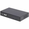 StarTech.com 2-Port Dual-Monitor DisplayPort KVM Switch, RS232 Serial Control, 4K 60Hz, 2x USB 5Gbps Hub Ports, TAA Compliant