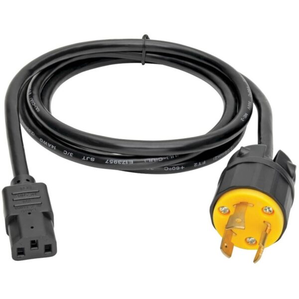 Eaton Tripp Lite Series Computer Power Cord, NEMA L6-20P to C13 - Heavy-Duty, 15A, 250V, 14 AWG, 6 ft. (1.83 m), Black