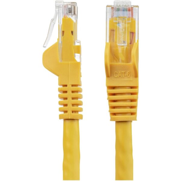 StarTech.com 10ft CAT6 Ethernet Cable - Yellow Snagless Gigabit - 100W PoE UTP 650MHz Category 6 Patch Cord UL Certified Wiring/TIA