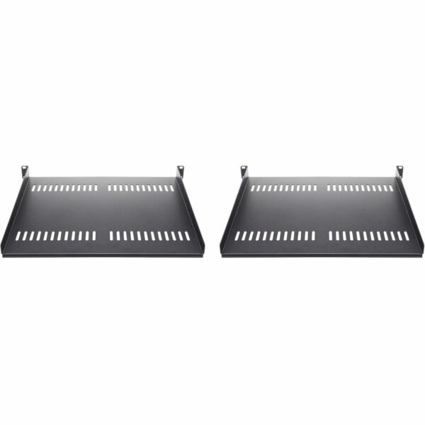 StarTech.com 1U Server Rack Cabinet Shelf - Fixed 16" Deep Cantilever Rackmount Tray for 19" Data/AV/Network Enclosure w/Cage Nuts, Screws