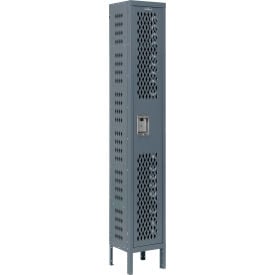 Global Industrial™ Infinity® 1-Tier 1 Door Ventilated Locker12""Wx18""Dx72""H Unassembled