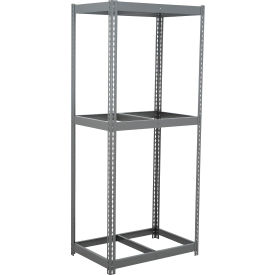 Global Industrial 3 Shelf Extra Heavy Duty Boltless Shelving Starter 48""W x 12""D x 96""H No Deck