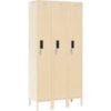 Global Industrial™ 1-Tier 3 Door Digital Locker 36""Wx15""Dx78""H Tan Unassembled