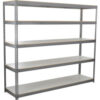 Global Industrial 5 Shelf Extra Heavy Duty Boltless Shelving Starter 96""Wx36""Dx72""H Laminate Deck