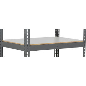 Global Industrial Extra Heavy Duty Boltless Shelving Additional Shelf 48""W x 24""D Laminate Deck