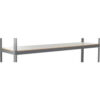 Global Industrial Heavy Duty Channel Boltless Shelving Additional Shelf 96""W x 48""D Laminate Deck