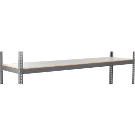 Global Industrial Heavy Duty Channel Boltless Shelving Additional Shelf 96""W x 48""D Laminate Deck