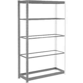 Global Industrial 4 Shelf Standard Duty Boltless Shelving Add On 36""W x 18""D x 60""H No Deck