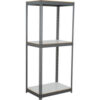 Global Industrial 3 Shelf Extra Heavy Duty Boltless Shelving Starter 36""Wx12""Dx84""H Laminate Deck