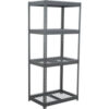 Global Industrial 4 Shelf Extra Heavy Duty Boltless Shelving Starter 48""W x 12""D x 96""H Wire Deck