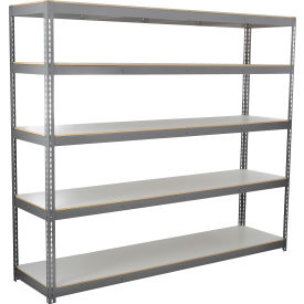Global Industrial 5 Shelf Extra Heavy Duty Boltless Shelving Starter 96""Wx36""Dx96""H Laminate Deck