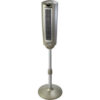 Lasko 2535 52"" Space-Saving Oscillating Pedestal Tower Fan with Remote Control 110V Metallic