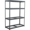 Global Industrial 4 Shelf Extra Heavy Duty Boltless Shelving Starter 72""W x 24""D x 84""H Wire Deck