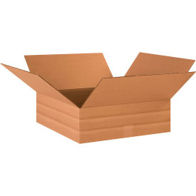 Global Industrial™ Multi Depth Cardboard Corrugated Boxes 18""L x 18""W x 6""H Kraft