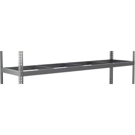 Global Industrial Heavy Duty Channel Boltless Shelving Additional Shelf 96""W x 24""D No Deck
