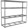 Global Industrial 4 Shelf Extra Heavy Duty Boltless Shelving Starter 96""W x 36""D x 60""H No Deck